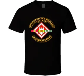 20th Engineer Brigade, with Vietnam Service Ribbon - T Shirt, Hoodie, and Premium