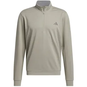 adidas Elevated 1/4 Zip Pullover - Silver Pebble