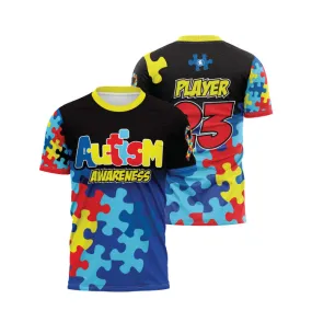 Autism Awareness Mens Full Dye Jersey