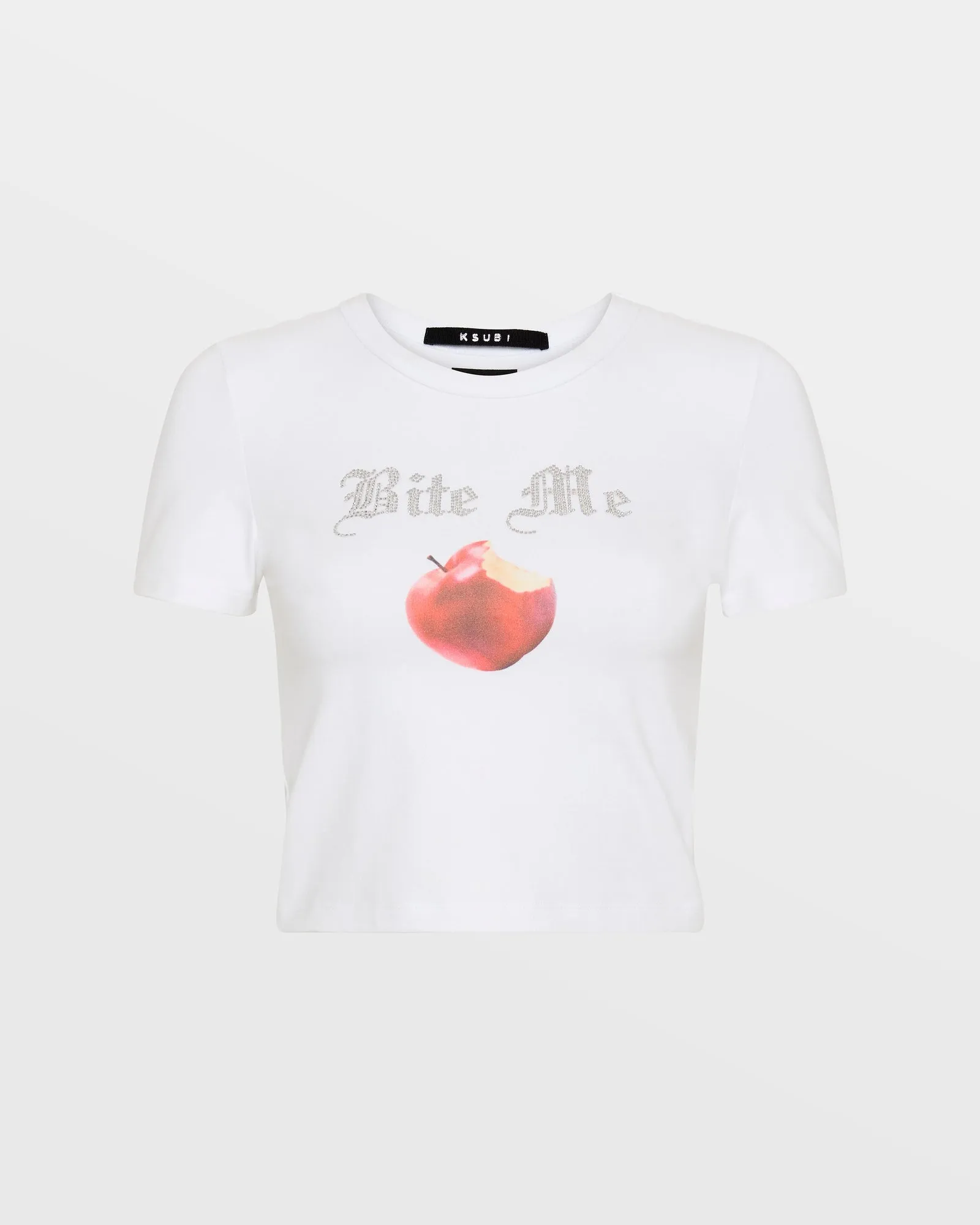 BITE ME BABY SS TEE WHITE