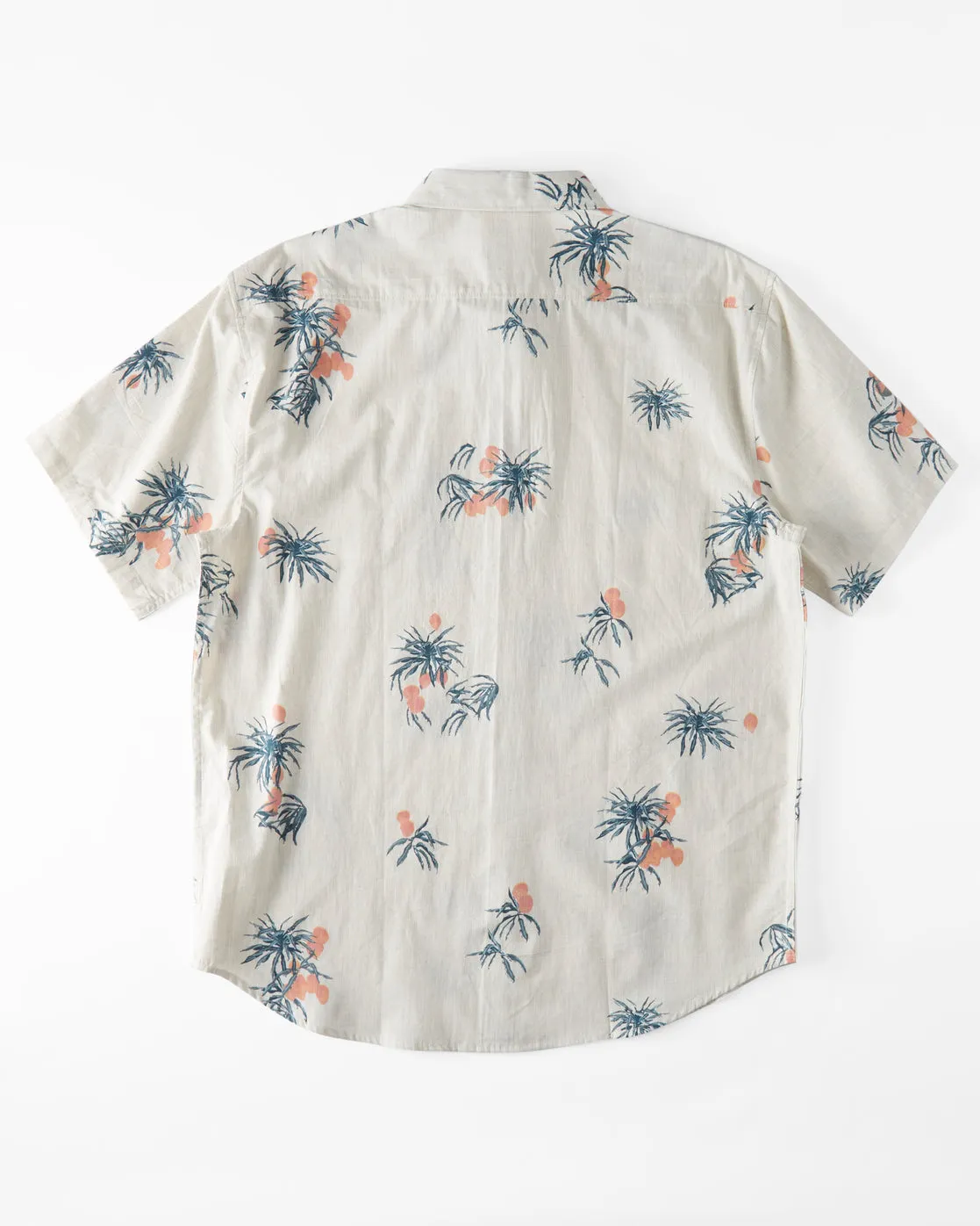 Boys Sundays Mini Short Sleeve Shirt - Oyster