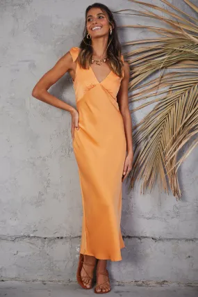 Carmelia Maxi Dress Orange