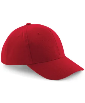 Classic Red - Pro-style heavy brushed cotton cap