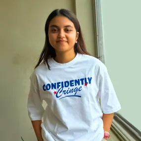 Confidently Cringe Oversized T-Shirt