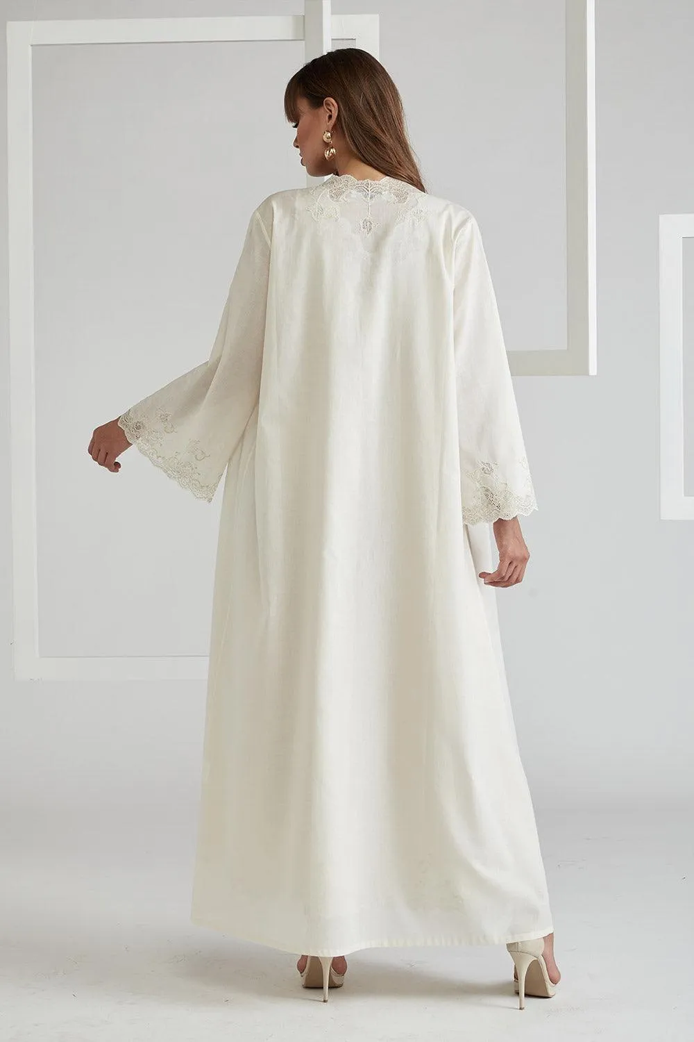 Cotton Voile Robe Set Honey - Marigold