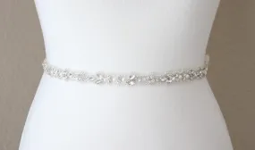 DAPHNE Crystal and Pearl Bridal Belt