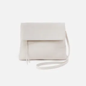 Draft Crossbody in Pebbled Leather - White