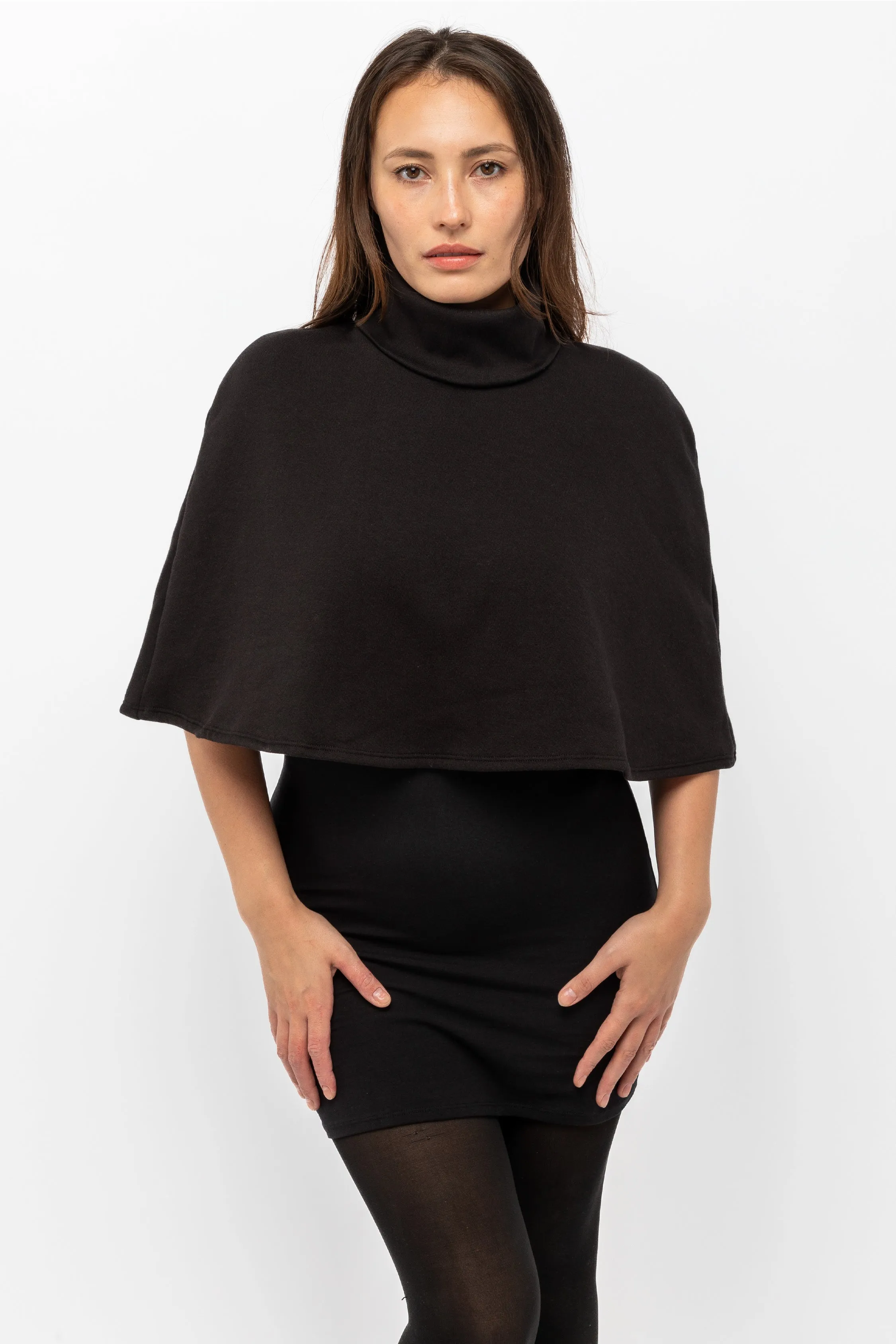 F370 - Flex Fleece Turtleneck Cape