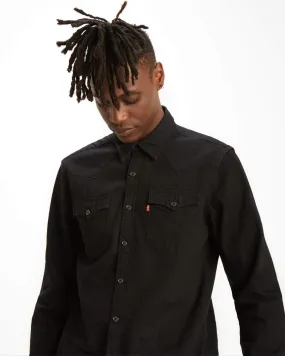 Levi's Barstow Western Standard Shirt - Marble Black Denim Rinse