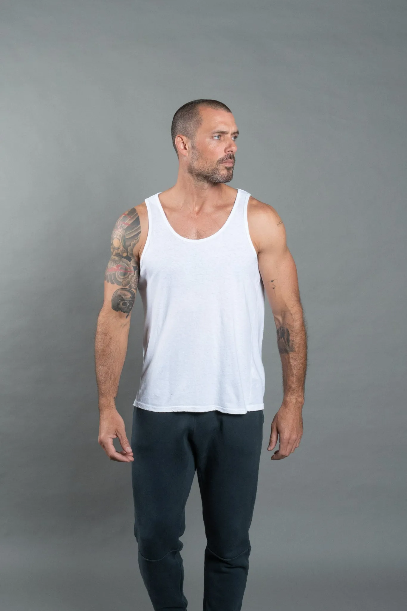 Men's Cotton Linen Tank