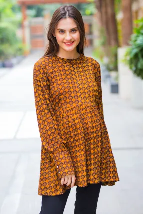 Mustard Brick Maternity & Nursing Top