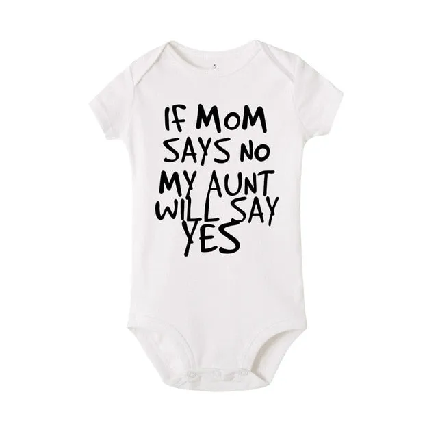 My Aunt Says Yes Onesie