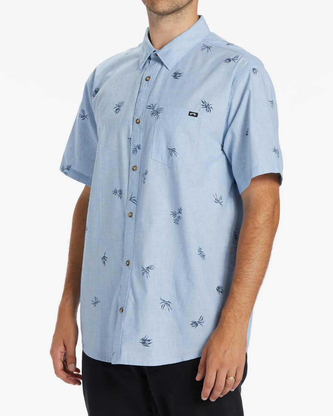 Sundays Mini Short Sleeve Shirt - Sky Blue