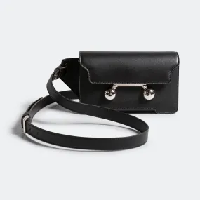 Trunkaroo Medium Crossbody Bag - Black Leather