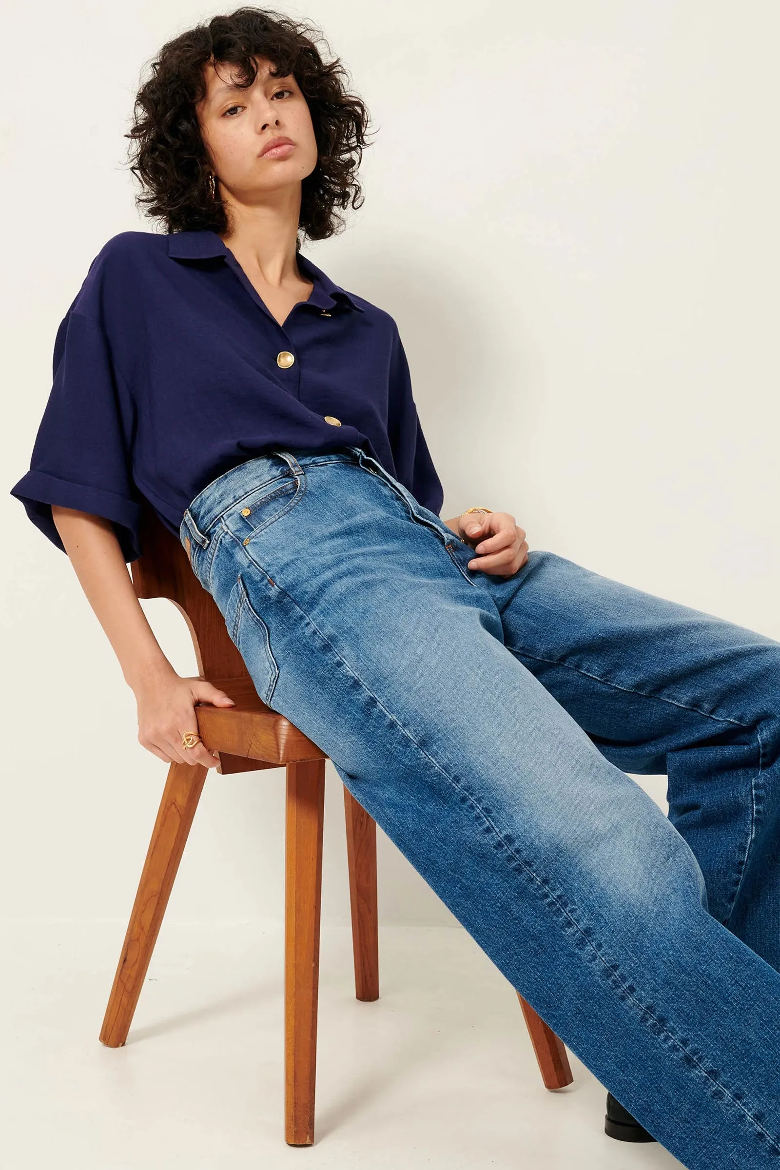 Vallina Cropped Shirt